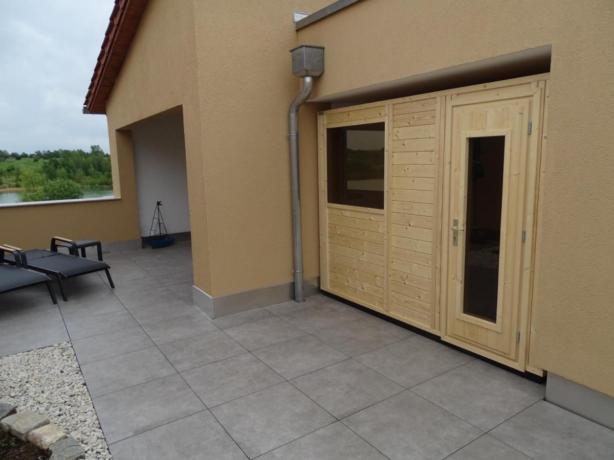 Feriendomizil Am Stoermthaler See, Lagovida, Leipziger Neuseenland, Grosspoesna, Privatstrand ภายนอก รูปภาพ