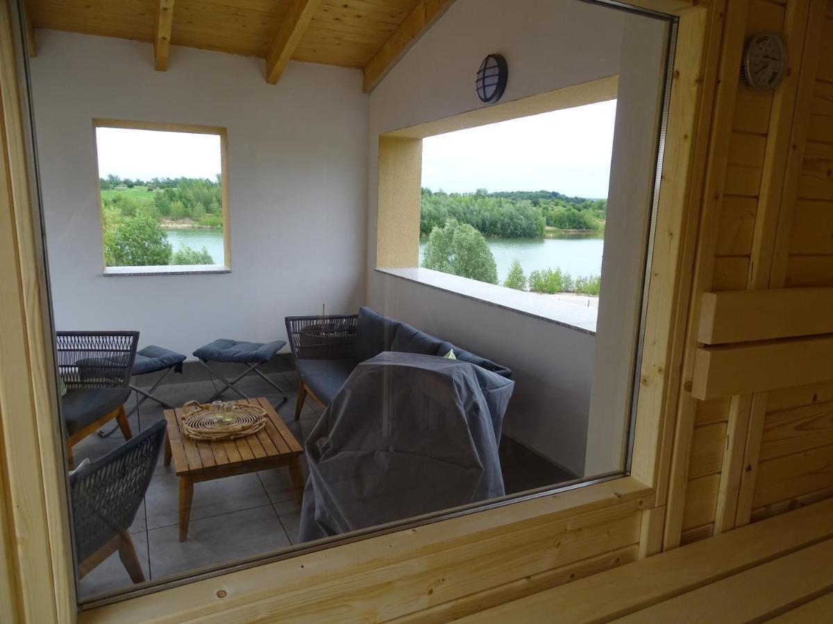 Feriendomizil Am Stoermthaler See, Lagovida, Leipziger Neuseenland, Grosspoesna, Privatstrand ภายนอก รูปภาพ