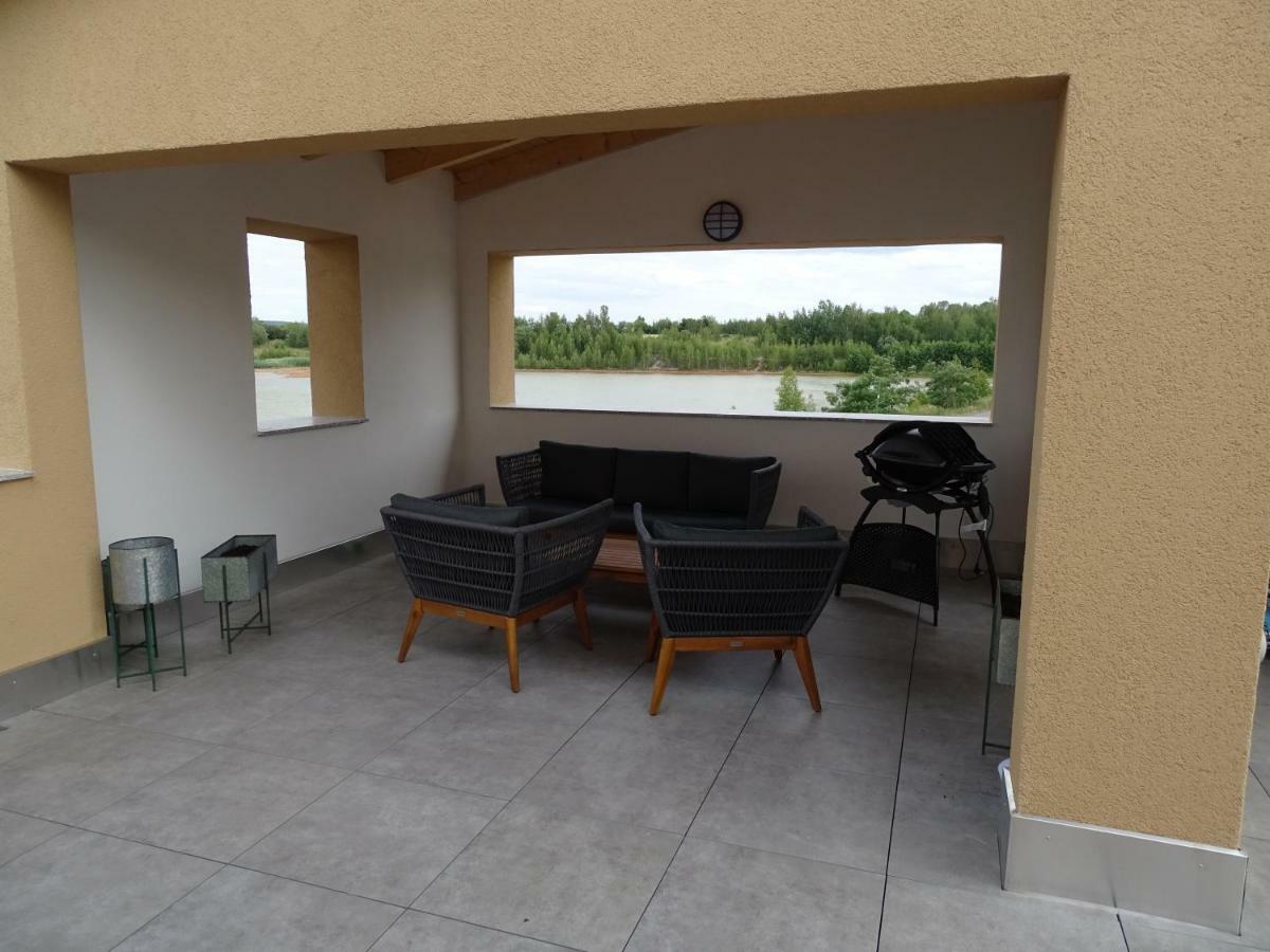 Feriendomizil Am Stoermthaler See, Lagovida, Leipziger Neuseenland, Grosspoesna, Privatstrand ภายนอก รูปภาพ