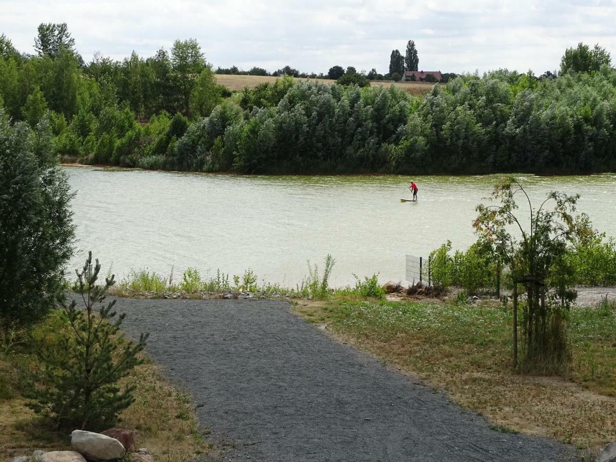 Feriendomizil Am Stoermthaler See, Lagovida, Leipziger Neuseenland, Grosspoesna, Privatstrand ภายนอก รูปภาพ