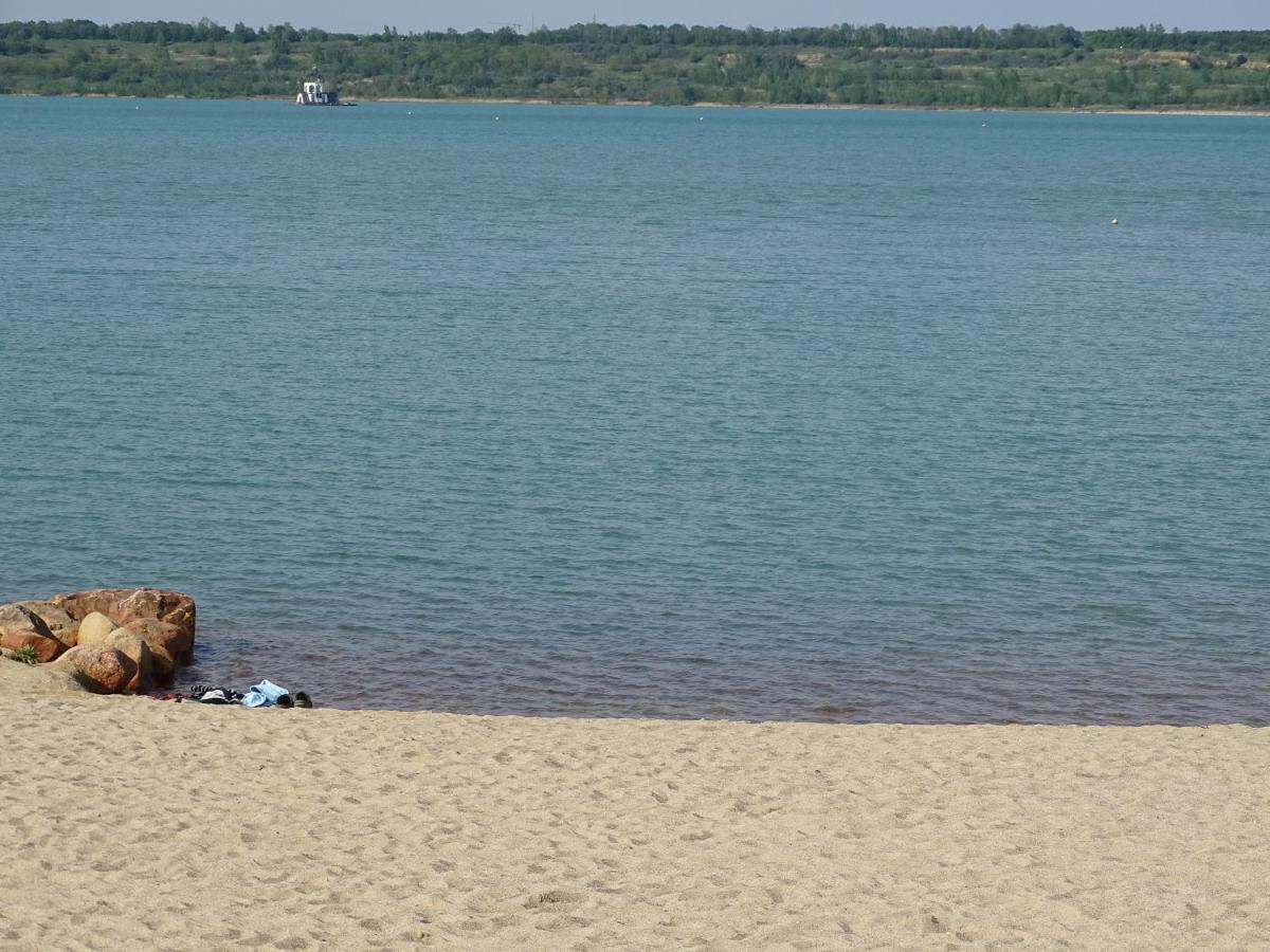 Feriendomizil Am Stoermthaler See, Lagovida, Leipziger Neuseenland, Grosspoesna, Privatstrand ภายนอก รูปภาพ